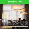 thumbnail image 4 of Bombilla LED BUBO G4 de 2 W, 30 W, equivalente a 3000 K, luz blanca cálida, 250 lm, 12 V, 4 of 7
