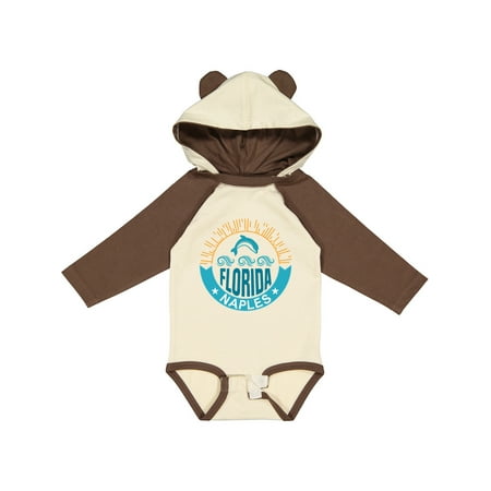 

Inktastic Naples Florida Beach Vacation Gift Baby Boy or Baby Girl Long Sleeve Bodysuit