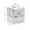 thumbnail image 2 of Impressions Vanity Hello Kitty SlayCube Portable Makeup Travel Case with Mirror (White/Pink), 2 of 15