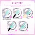 thumbnail image 4 of Nail powder metal mirror flour holographic pigment powder nail art decoration set 4 boxes, 4 of 5