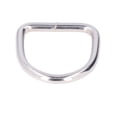 thumbnail image 1 of YUMILI, 20 piezas, anillos en D de Metal, hierro Premium, resistente, duradero, brillante, exquisita, amplia aplicación, anillos en D para funda de ropa, bolsa(Plata 3.8x25x25mm), 1 of 5