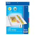thumbnail image 1 of BAZIC 3-Ring Binder Pockets Dividers w/ 5-Insertable Color Tabs Case of 144, 1 of 1