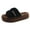 Black, variant on Black Women'S Slippers Cozy Furry House Shoes Indoor Outdoor Slip-On Comfortable Thick Sole Platform Non-Slip Fall Winter 1.09Lbs Size 37
