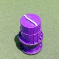 thumbnail image 1 of Zancos cilíndricos de plástico para jardín de infantes, juguetes para niños de plástico alto y grueso con cara sonriente, para entrenar el equilibrio al aire libre, 1 of 1
