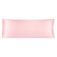 thumbnail image 1 of Cuerpo Almohada Cubierta Sat?n Sedoso Cuerpo Fundas Almohada para Cabello y Piel Lujo Enfriamiento Anti-Arrugas Resistente Lavado Rosado 20 "x54" Unique Bargains Funda de Almohada, 1 of 6