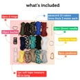 thumbnail image 2 of Incraftables Paracord Kit with 15 Colors Paracord Rope (2mm), Buckle, Keyring, Carabiner & More, 2 of 7