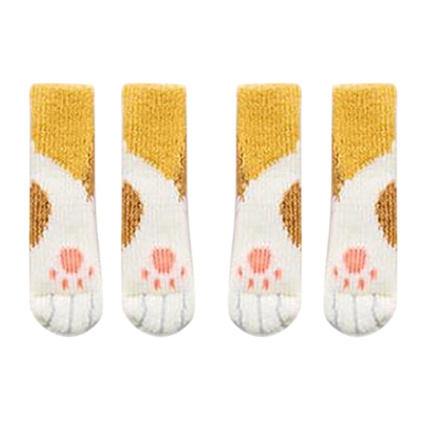 Calcetines Para Silla, Calcetines Para Silla Con Pata De Gato, Fundas Para Patas De Silla, Bonitos Pies De Gato En Forma De Muebles, Calcetines Para Pies, Protectores Para Patas De Silla 16 Uds, Scienceny HA042733-03