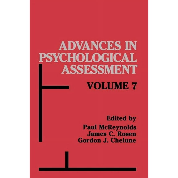 Advances in Psychological Assessment Advances in Psychological Assessment: Volume 7, Book 7, (Paperback)