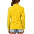 thumbnail image 7 of GrmtClth Boys School Uniform Traditional Collar Polo Shirts Soft Cotton Fabric Primary School Casual Tops Yellow 5-6Years, 7 of 7