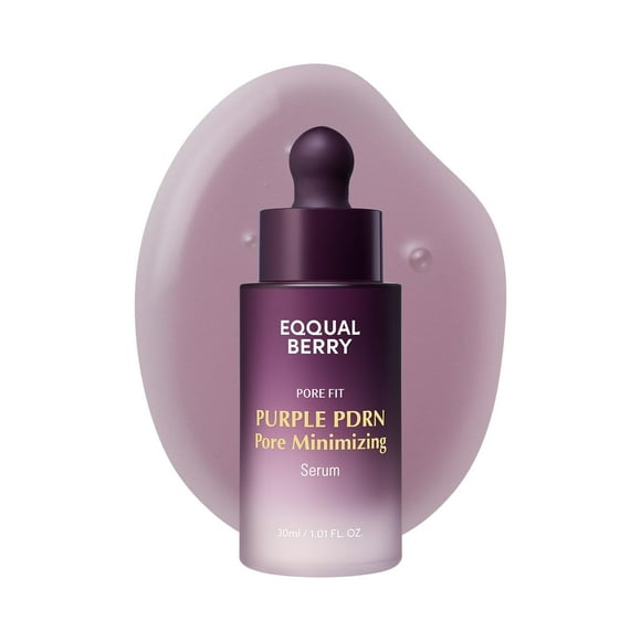 Sérum EQQUALBERRY Purple PDRN, minimizador de poros, 30 ml, vegano