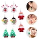 thumbnail image 3 of 4 pares de pendientes navideños con luces LED para mujer (estilos variados), 3 of 7