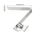 thumbnail image 2 of Unique Bargains 8x6.5mm Kayak Paddle Snaps, Hollow Button Single Pin Lock Tube Spring Clips for Tent Pole, 6 Pack, 2 of 6