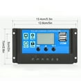 thumbnail image 2 of Langgg Solar Panel Solar Cell Charge/Discharge Controller Module for PAD Charger Outdoor Battery Supply LCD Regulator 30A 12V/24V, 2 of 9