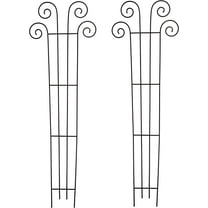 Hosley Set of 2, 48 inch High, Wave Iron Trellis