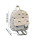 thumbnail image 3 of Mochila mini de pana con estampado de moño, correa ajustable, tamaño compacto para viajes, uso casual y diario, rosa, blanco, azul, 3 of 6