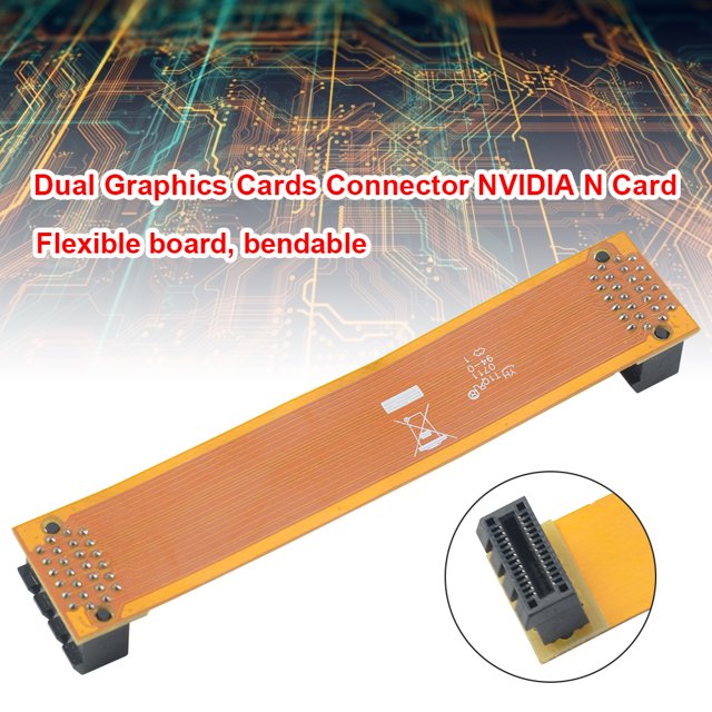 Cable Crossfire de 10 cm, conector de tarjetas gráficas duales, tarjeta NVIDIA N, puente SLI Ndcxsfigh Nuevos Originales