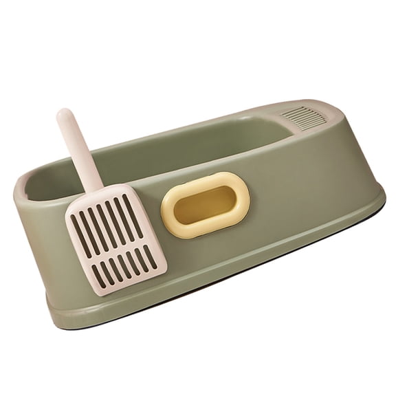 LITINKIMI Small Cat Litter Box Set 14.2x10.6x5.9in