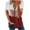 #2-Wine, variant on Pntutb Womens T-Shirts,Women's Casual Patchwork V-Neck Loose Short Sleeve Pullover Tops