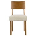 thumbnail image 6 of Side Dining Chair, Set of 2, Light Beige, Fabric, Kitchen Cafe Bistro Hospitality Restaurant, Modern Contemporary HB36823, 6 of 10