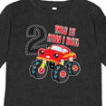 thumbnail image 4 of Inktastic Monster Truck How I Roll 2nd Birthday Boys Long Sleeve Toddler T-Shirt, 4 of 5