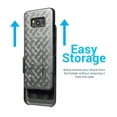thumbnail image 2 of aduro samsung galaxy s8 plus holster shell case - combo series, super slim shell case with built-in kickstand and swivel belt clip holster for samsung galaxy s8 plus (black), 2 of 6