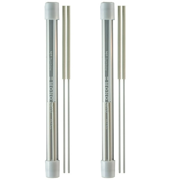 Tombow 2 Pack Mono Zero Eraser Refill Round 2.3Mm