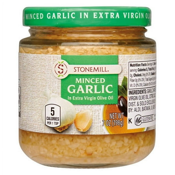 Minced Garlic in Extra Virgin Olive Oil, 7 oz- Pack of 3