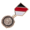 thumbnail image 1 of charm Western Unisex Fashion Star Dangle Navy Style Broche Académico, 1 of 7