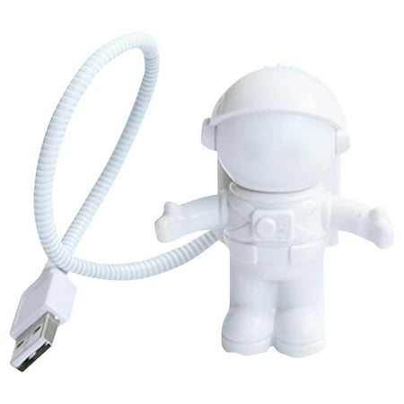 

Yjdsgif Creative USB Night Light Free Bending Astronaut Tube Portable LED Night Light Children Baby Bedroom Home Decor Creative Gift