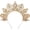 Gold, variant on Sun Goddess Halo Crown - Boho Spiked Sunburst Goddess Headpiece Bohemian Headwear for Women Renaissance Costume