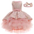 thumbnail image 1 of Robes de Fête Asymétriques pour Filles Princesse pour Filles Robes de Bal Robe, 1 of 5