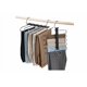 thumbnail image 1 of Perchas Para Pantalones Xtellar Que Ahorran Espacio, 2 Unidades Plateado, 1 of 4
