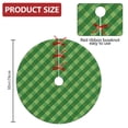 thumbnail image 2 of 30 Inch Christmas Tree Skirt – Velvet Plush Tree Mat, Soft Thickened Polyester with Red Ties, Single-Sided Printing, Available in 30in/36in/48in, Perfect for Holiday Xmas Tree Decoration, 2 of 7