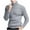 Gray, variant on LIaqionyy Turtleneck Sweaters for Mens Slim Tops Cable Knitted Pullover Casual Fall Winter Warm Sweater