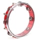 thumbnail image 5 of Pandereta de doble fila, instrumento de percusión ajustable de 10 pulgadas para actuaciones en fiestas, color rojo, 5 of 12