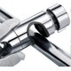 thumbnail image 3 of Replaceable Handheld Shower Holder, Shower Head Holder, 18-25MM Diameter Adjustable, Chrome ABS (Silver), 3 of 5