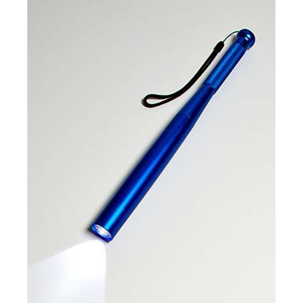 Security Bat with LED Flashlight Blue