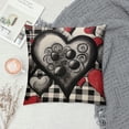 thumbnail image 2 of Nawypu  Valentine's Day Pillow Covers Red Black Heart Decor Throw Pillow Covers Happy Valentine Decorative Throw Pillows Valentines Day Decor for Home Sofa, 2 of 5