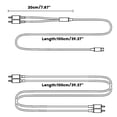 thumbnail image 5 of Type C Cable de audio casero de 3,5 mm 1 a 2 para amplificador Cd-soundbox Cable auxiliar para auriculares de coche, 5 of 5