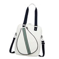 thumbnail image 4 of DYNWAVECA Tennis Bag Water Resistant Racquet Holder Practical Pouch Fashion Professional Tennis Racket Bag for Outdoor Travel Beginners white crossbody, 4 of 9