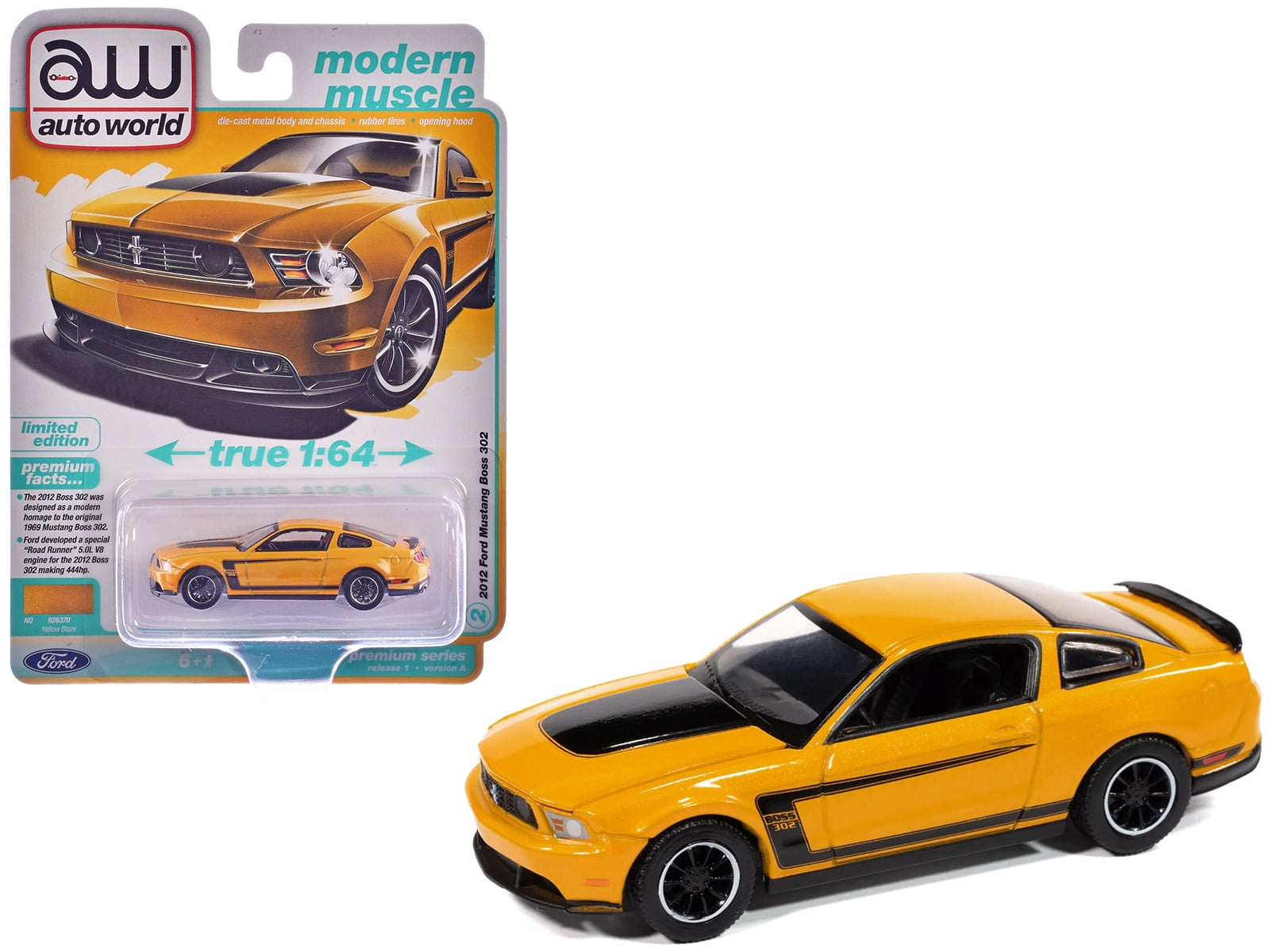 AUTO WORLD 1:18 1971 FORD TORINO GT DIE-CAST WHITE AMM1256