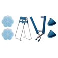 thumbnail image 1 of Tomar pinzas para cuencos, cojín aislante para lavabo, pinzas de cocina para el hogar, herramientas de acero inoxidable, juego de seis piezas, 1 of 5
