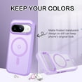 thumbnail image 2 of YINLAI for Google Pixel 9 Pro Case [Compatible with Magsafe] Translucent Matte Magnetic Google Pixel 9 Case Slim Thin Shockproof Women Men Protective Phone Cases for Google Pixel 9/9 Pro,Light Purple, 2 of 7