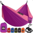 thumbnail image 1 of Hamaca para Camping GORILLA GRIP Duradera con Correas para Árbol Morada, 1 of 9