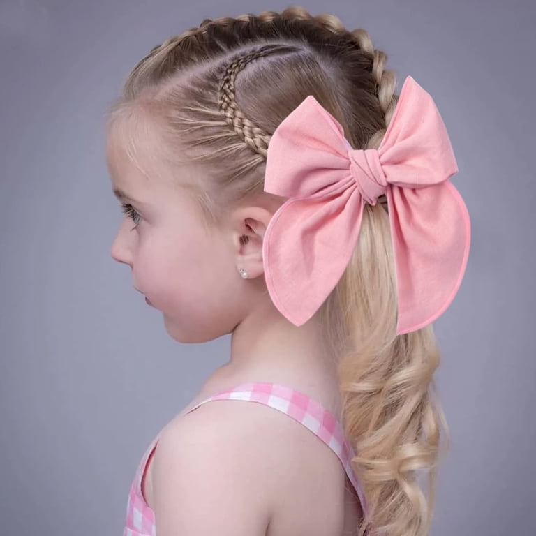 Girls Pink Bow Hair Clips - Set of 2 Cute Barrettes for Little Girls | Hair Accessories | Buy Now with Express International Delivery Girls Pink Bow Hair Clips - Set of 2 Cute Barrettes for Little Girls | Hair Accessories | Buy Now with Express International Delivery