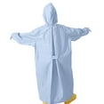 thumbnail image 5 of Gelikeya Toddler Kids Rain Poncho for Boys and Girls 2-14 Years Solid Color Rain Jacket Waterproof with Hood Raincoat (Blue, 2-4 Years), 5 of 5