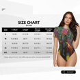 thumbnail image 5 of Rateoe farm tractor Printed Women Rash Guard Short Sleeve,Tummy control Swimsuit Surfing Swimsuit Bathing Suit Short-sleeved Onesie UPF 50+-Medium, 5 of 7