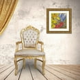 thumbnail image 3 of Roth, Carolyn 20x20 Gold Ornate Wood Framed with Double Matting Museum Art Print Titled - Tropical Monotype I, 3 of 4