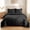 Black, variant on WISHEAD 7 Piece Queen Comforter Set Bed in a Bag, Ultra Soft Bedding Sets with Sheets & Pillowcases, All Season Quilted Luxury Bedding, Dark Gray