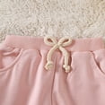 thumbnail image 4 of TOWED22 Infant Toddler Girl Fall Winter Clothes Set 2pcs Outfits Long Sleeve Soft Top and Joggers Cute Comfy(Pink,12-18 M), 4 of 6